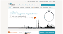 Desktop Screenshot of budgetdiamondsonline.com